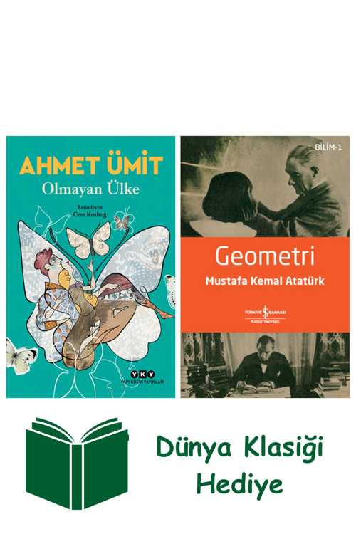 İş Bankası Kültür Yayınları Olmayan Ülke + Geometri + Dünya Klasiği Hediye