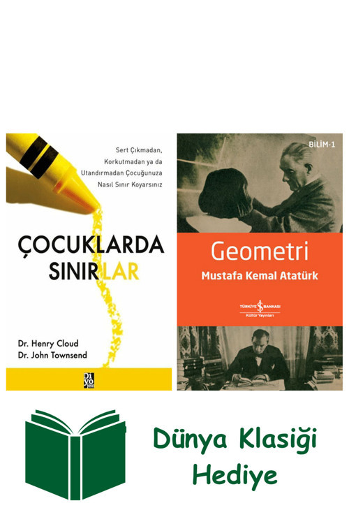 İş Bankası Kültür Yayınları Çocuklarda Sınırlar + Geometri + Dünya Klasiği Hediye