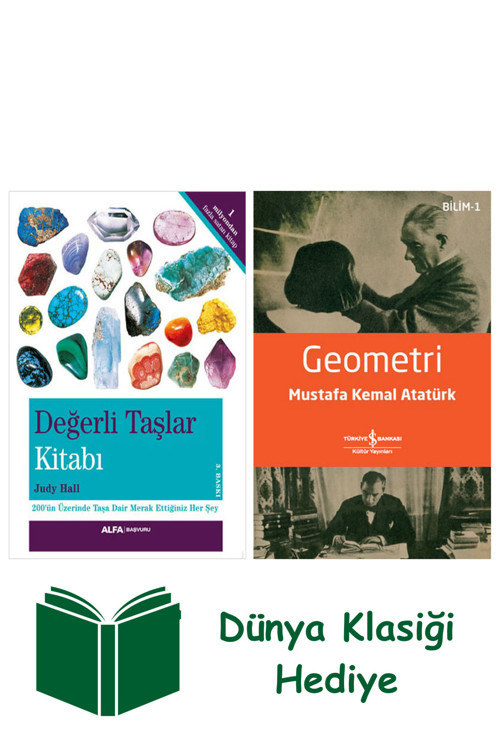 İş Bankası Kültür Yayınları Değerli Taşlar Kitabı + Geometri + Dünya Klasiği Hediye