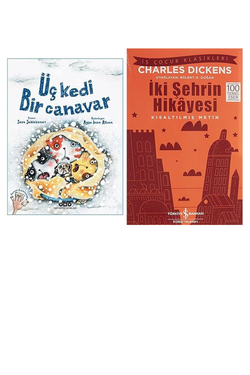 İş Bankası Kültür Yayınları Üç Kedi Bir Canavar... +1 Masal Kitabı
