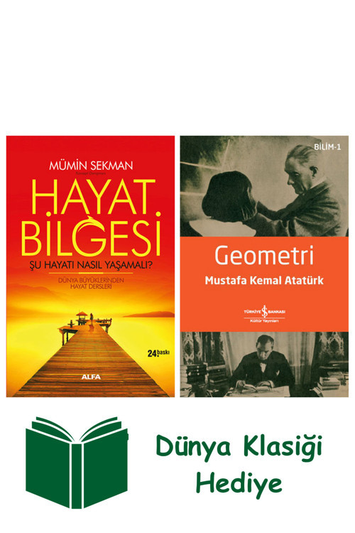 İş Bankası Kültür Yayınları Hayat Bilgesi + Geometri + Dünya Klasiği Hediye