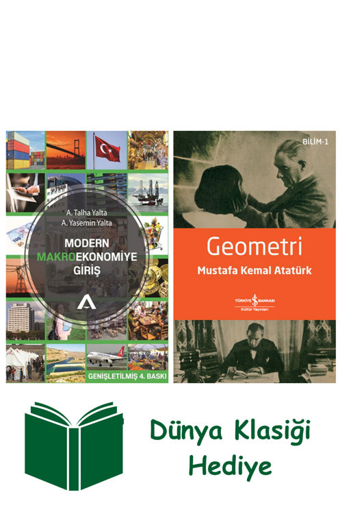 İş Bankası Kültür Yayınları Modern Makroekonomiye Giriş + Geometri + Dünya Klasiği Hediye