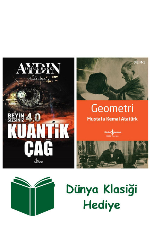 İş Bankası Kültür Yayınları Beyin Sizsiniz 4.0 - Kuantik Çağ + Geometri + Dünya Klasiği Hediye