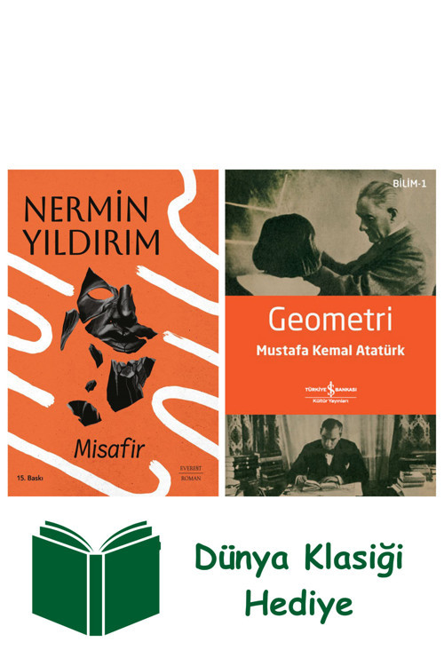 İş Bankası Kültür Yayınları Misafir + Geometri + Dünya Klasiği Hediye