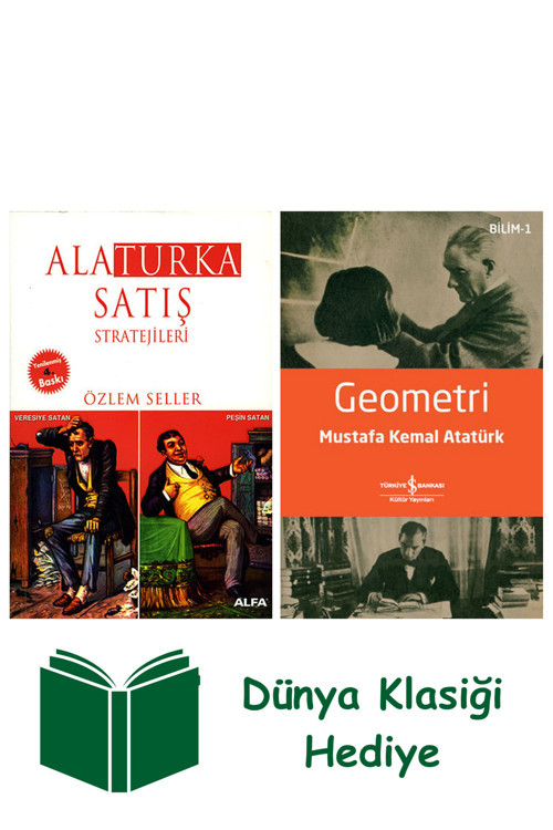 İş Bankası Kültür Yayınları Alaturka Satış Stratejileri + Geometri + Dünya Klasiği Hediye