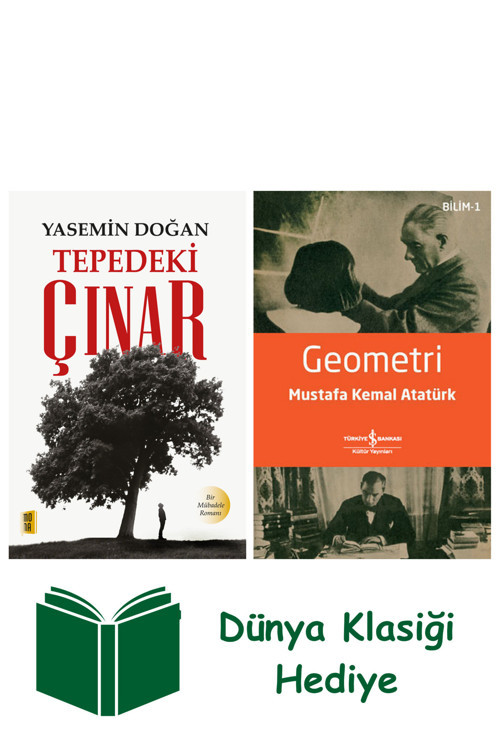 İş Bankası Kültür Yayınları Tepedeki Çınar + Geometri + Dünya Klasiği Hediye
