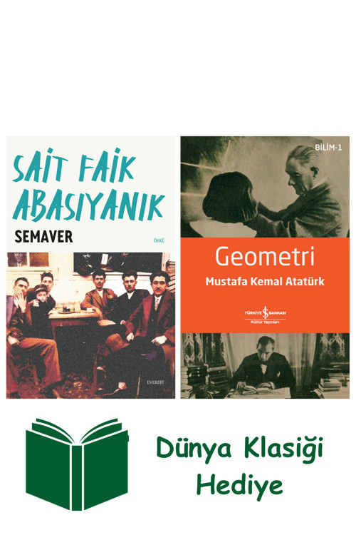 İş Bankası Kültür Yayınları Semaver + Geometri + Dünya Klasiği Hediye