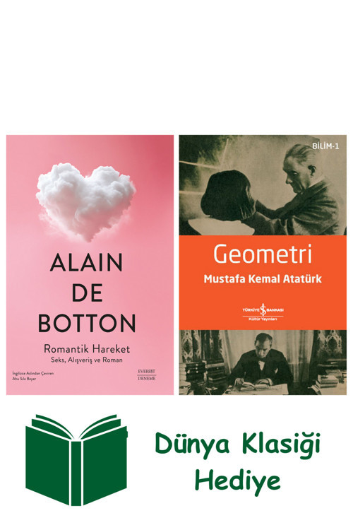 İş Bankası Kültür Yayınları Romantik Hareket + Geometri + Dünya Klasiği Hediye