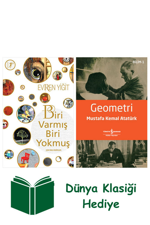 İş Bankası Kültür Yayınları Biri Varmış Biri Yokmuş + Geometri + Dünya Klasiği Hediye