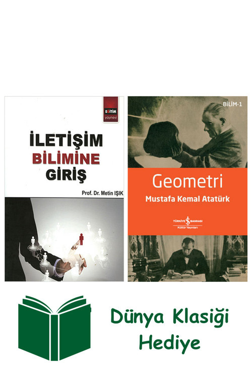 İş Bankası Kültür Yayınları İletişim Bilimine Giriş + Geometri + Dünya Klasiği Hediye