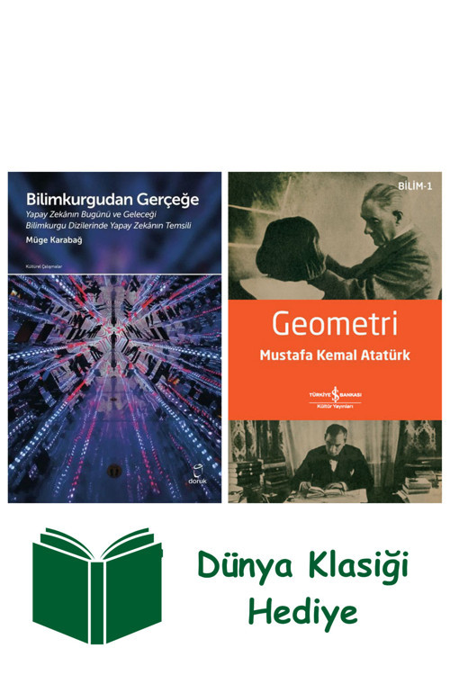 İş Bankası Kültür Yayınları Bilimkurgudan Gerçeğe + Geometri + Dünya Klasiği Hediye