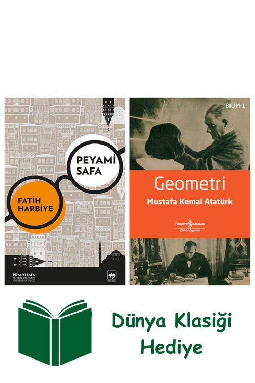 İş Bankası Kültür Yayınları Fatih Harbiye + Geometri + Dünya Klasiği Hediye