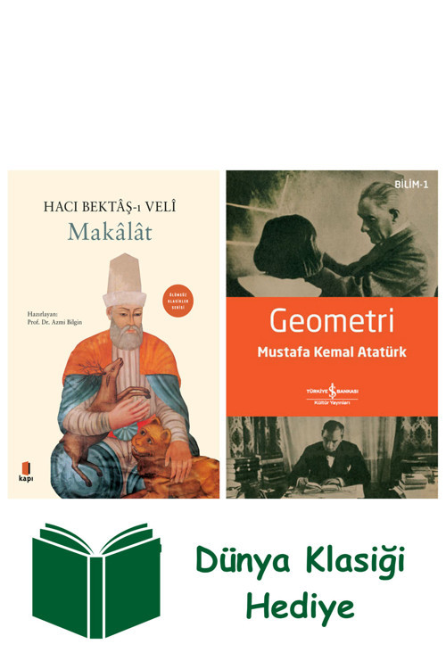 İş Bankası Kültür Yayınları Makâlât (Ciltli) + Geometri + Dünya Klasiği Hediye
