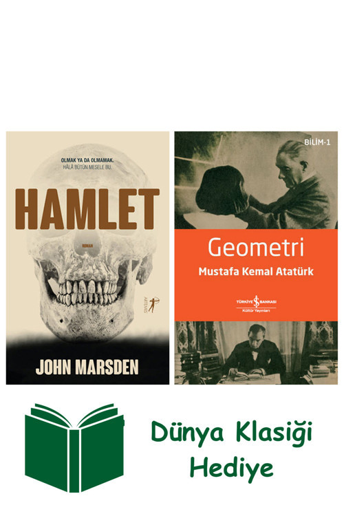 İş Bankası Kültür Yayınları Hamlet + Geometri + Dünya Klasiği Hediye