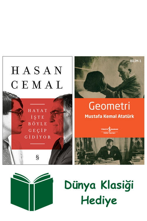 İş Bankası Kültür Yayınları Hayat İşte Böyle Geçip Gidiyor + Geometri + Dünya Klasiği Hediye