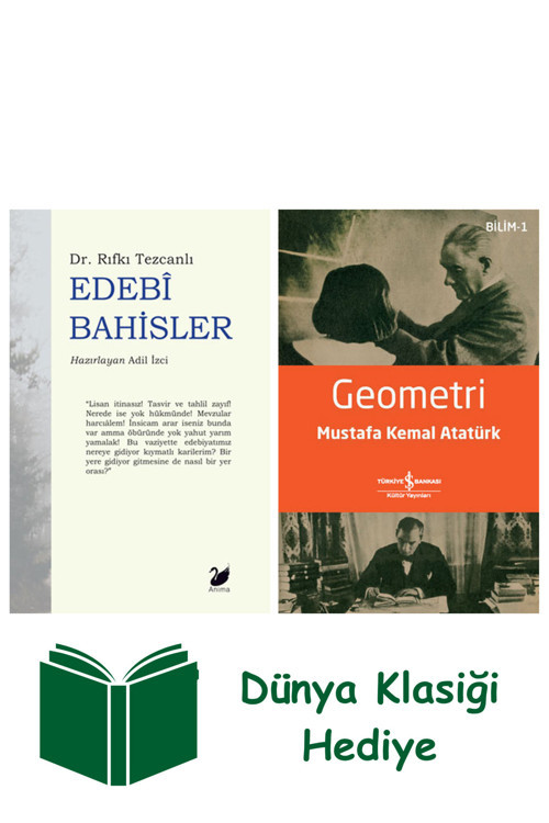 İş Bankası Kültür Yayınları Edebî Bahisler + Geometri + Dünya Klasiği Hediye