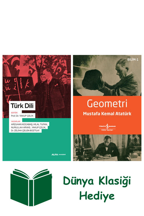 İş Bankası Kültür Yayınları Türk Dili + Geometri + Dünya Klasiği Hediye