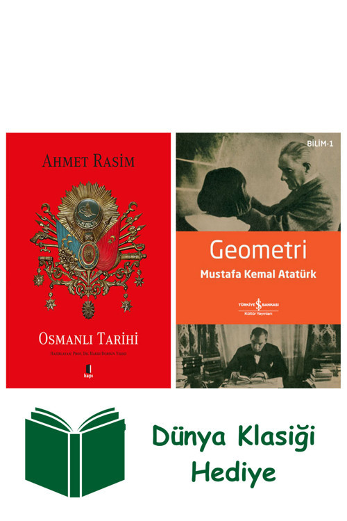 İş Bankası Kültür Yayınları Osmanlı Tarihi (Bez Ciltli) + Geometri + Dünya Klasiği Hediye