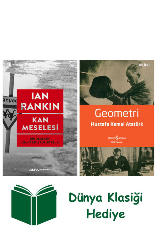 İş Bankası Kültür Yayınları Kan Meselesi + Geometri + Dünya Klasiği Hediye