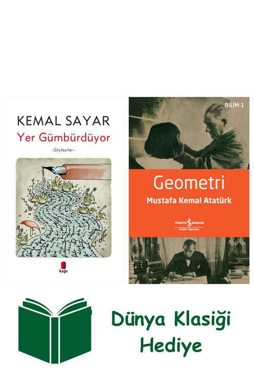 İş Bankası Kültür Yayınları Yer Gümbürdüyor + Geometri + Dünya Klasiği Hediye
