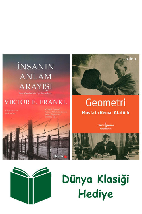 İş Bankası Kültür Yayınları İnsanın Anlam Arayışı + Geometri + Dünya Klasiği Hediye