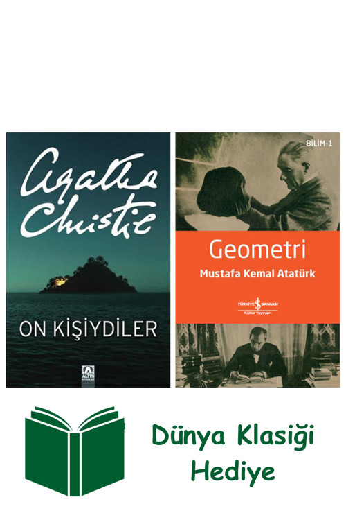 İş Bankası Kültür Yayınları On Kişiydiler - On Küçük Zenci + Geometri + Dünya Klasiği Hediye