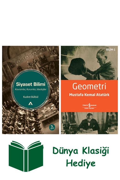 İş Bankası Kültür Yayınları Siyaset Bilimi + Geometri + Dünya Klasiği Hediye