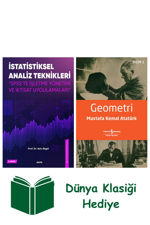 İş Bankası Kültür Yayınları İstatistiksel Analiz Teknikleri + Geometri + Dünya Klasiği Hediye