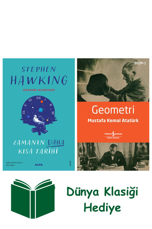 İş Bankası Kültür Yayınları Zamanın Daha Kısa Tarihi (Ciltli) + Geometri + Dünya Klasiği Hediye
