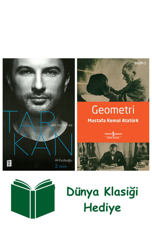 İş Bankası Kültür Yayınları Tarkan + Geometri + Dünya Klasiği Hediye