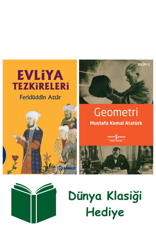 İş Bankası Kültür Yayınları Evliya Tezkireleri + Geometri + Dünya Klasiği Hediye
