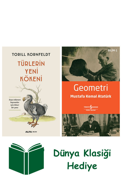 İş Bankası Kültür Yayınları Türlerin Yeni Kökeni + Geometri + Dünya Klasiği Hediye