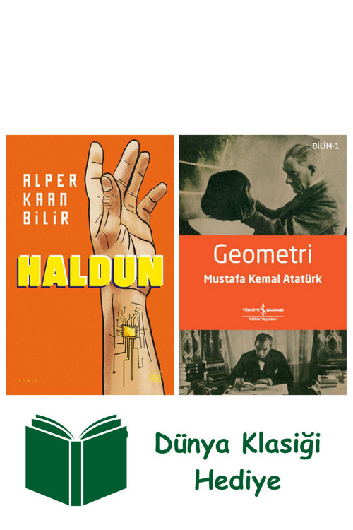 İş Bankası Kültür Yayınları Haldun + Geometri + Dünya Klasiği Hediye