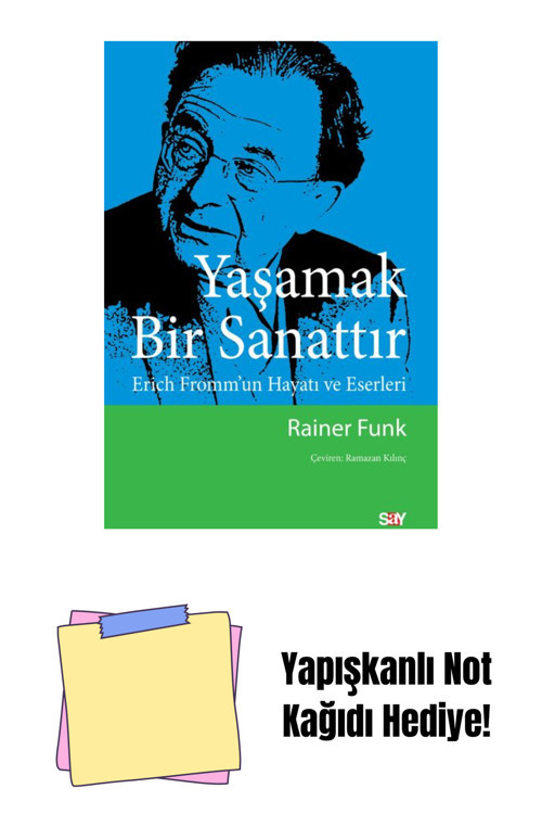 Say Yayınları Yaşamak Bir Sanattır + Yapışkanlı Not Kağıdı