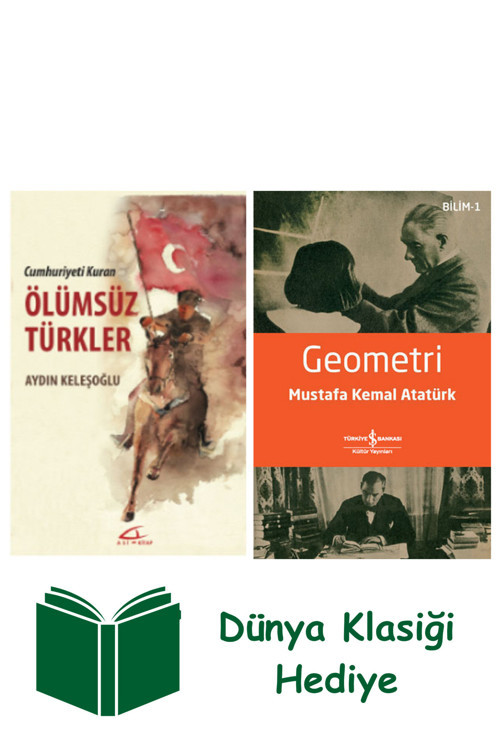 İş Bankası Kültür Yayınları Cumhuriyeti Kuran Ölümsüz Türkler + Geometri + Dünya Klasiği Hediye