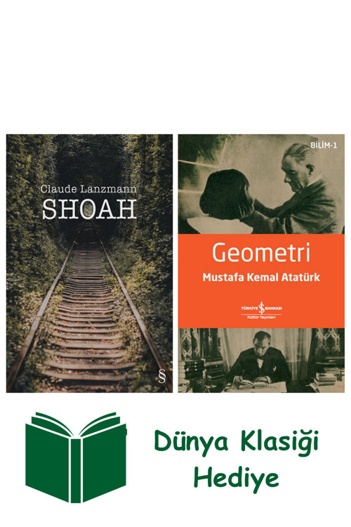 İş Bankası Kültür Yayınları Shoah + Geometri + Dünya Klasiği Hediye