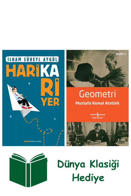 İş Bankası Kültür Yayınları Harika Kariyer + Geometri + Dünya Klasiği Hediye