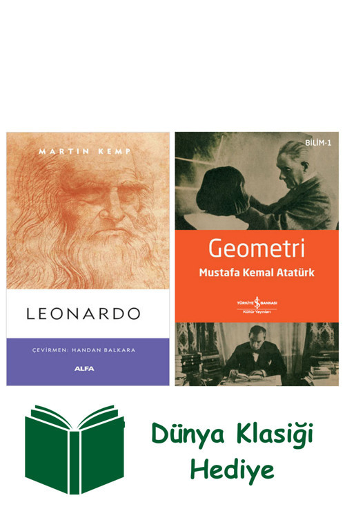 İş Bankası Kültür Yayınları Leonardo + Geometri + Dünya Klasiği Hediye