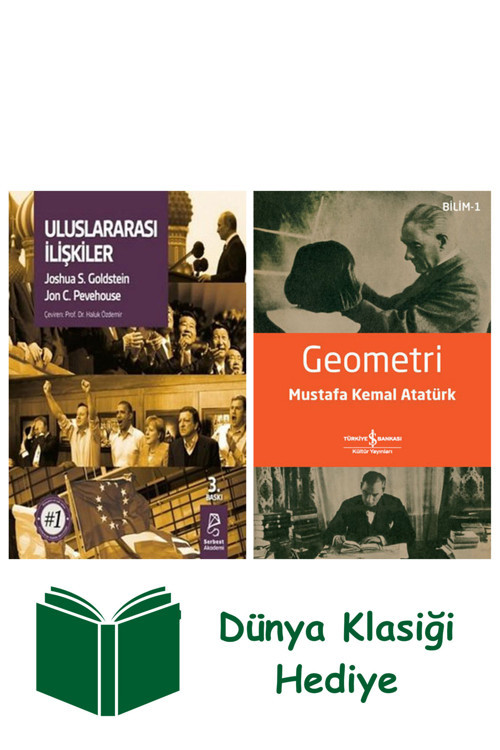 İş Bankası Kültür Yayınları Uluslararası İlişkiler + Geometri + Dünya Klasiği Hediye