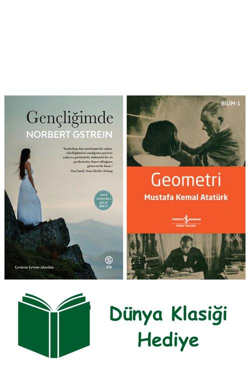 İş Bankası Kültür Yayınları Gençliğimde + Geometri + Dünya Klasiği Hediye