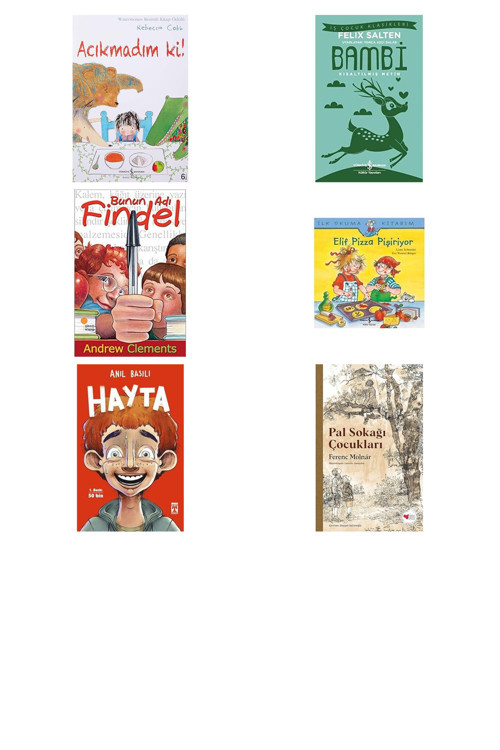 İş Bankası Kültür Yayınları Acıkmadım Ki!: Waterstone Resimli Kitap Ödülü... +5 Masal Kitabı