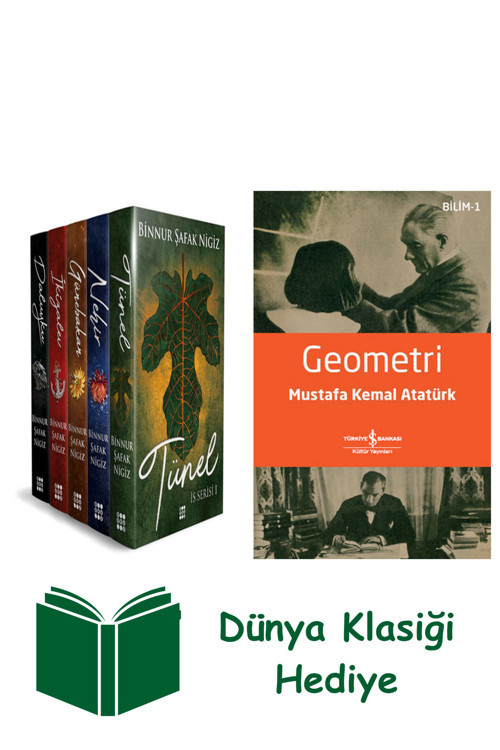 İş Bankası Kültür Yayınları İs Serisi - 5 Kitap Takım (Ciltli) + Geometri + Dünya Klasiği Hediye