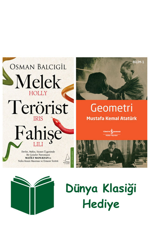 İş Bankası Kültür Yayınları Melek Terörist Fahişe + Geometri + Dünya Klasiği Hediye