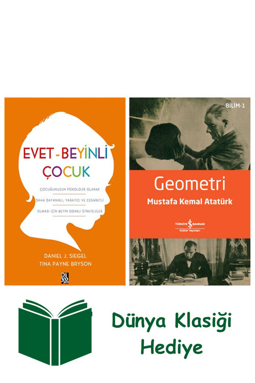 İş Bankası Kültür Yayınları Evet - Beyinli Çocuk + Geometri + Dünya Klasiği Hediye