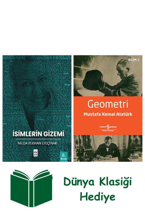 İş Bankası Kültür Yayınları İsimlerin Gizemi + Geometri + Dünya Klasiği Hediye