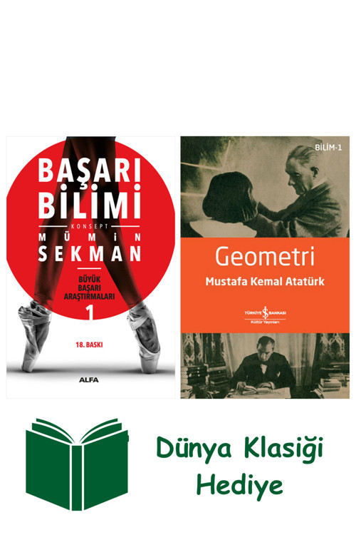 İş Bankası Kültür Yayınları Başarı Bilimi + Geometri + Dünya Klasiği Hediye