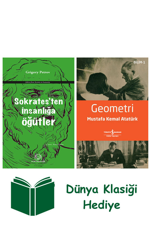 İş Bankası Kültür Yayınları Sokrates’Ten İnsanlığa Öğütler + Geometri + Dünya Klasiği Hediye
