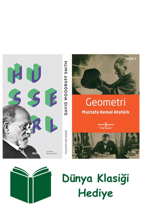 İş Bankası Kültür Yayınları Husserl + Geometri + Dünya Klasiği Hediye