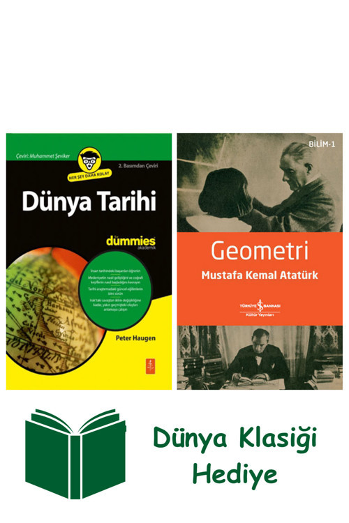 İş Bankası Kültür Yayınları Dünya Tarihi For Dummies + Geometri + Dünya Klasiği Hediye