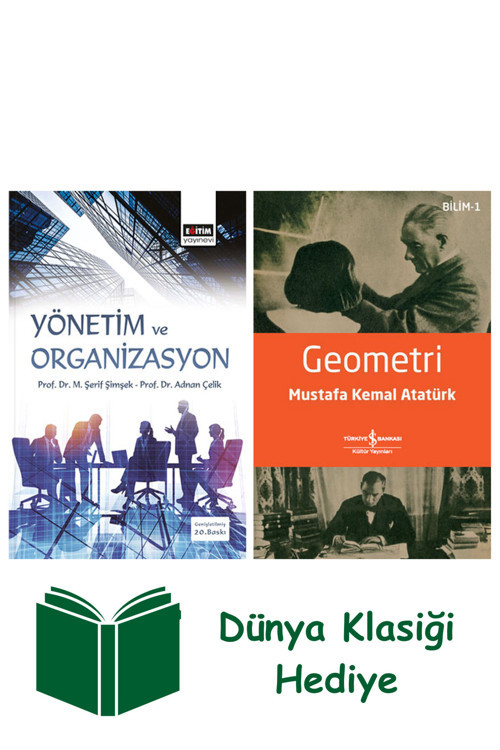 İş Bankası Kültür Yayınları Yönetim Ve Organizasyon + Geometri + Dünya Klasiği Hediye